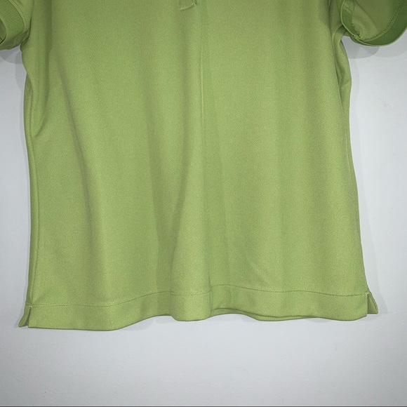 Nike Golf size Large Dri-fit green polo top - Picture 10 of 11